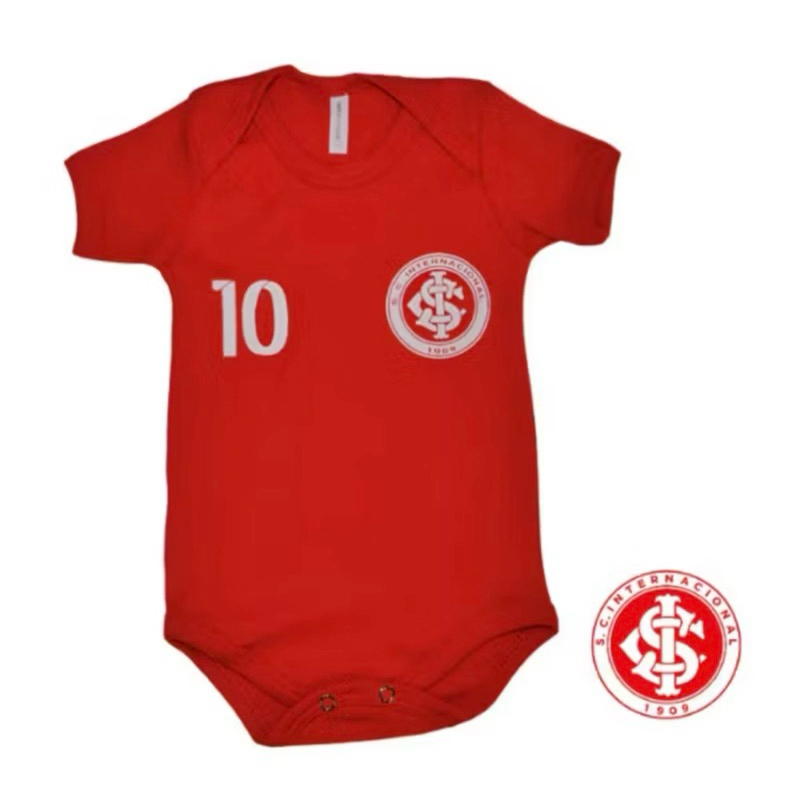 Body bebê time futebol internacional em Oferta na Shopee