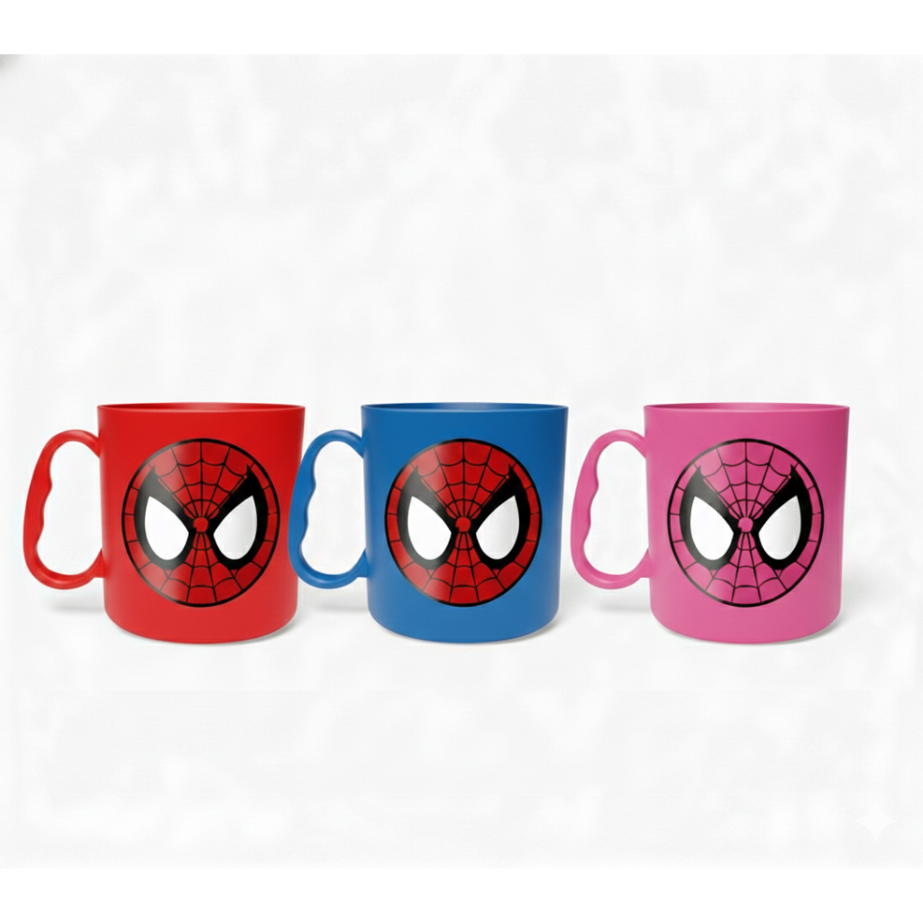 10-20-30 Canecas de plástico Homem Aranha para Aniversários Festas Lembracinhas Presentes 430ml