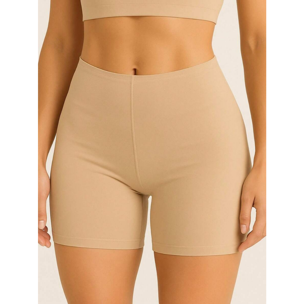 Kits Shorts Anágua Meia Perna Conforto Feminino Segunda Pele