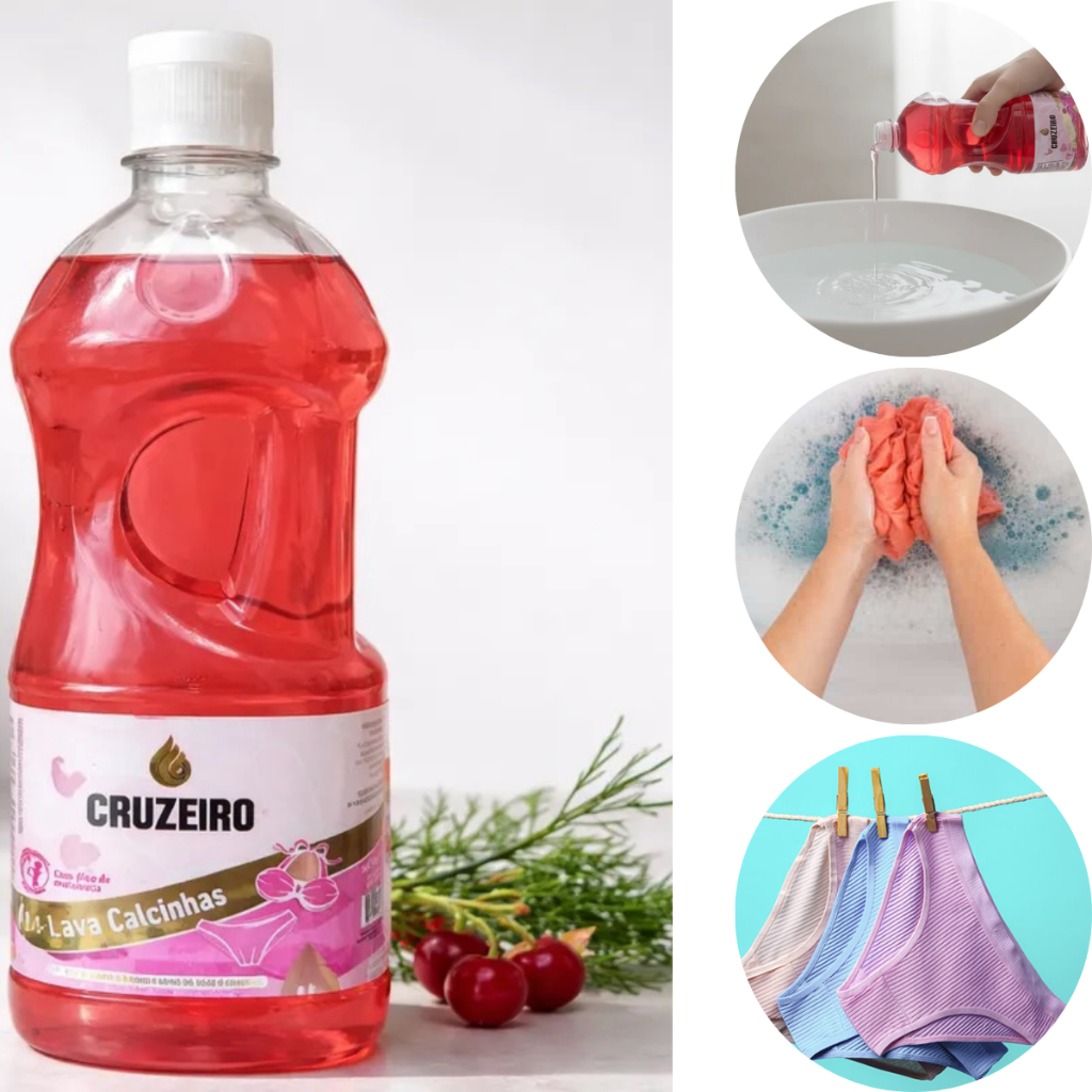 Lava Calcinhas Sabão Líquido Íntimo Melaleuca Cruzeiro 1L