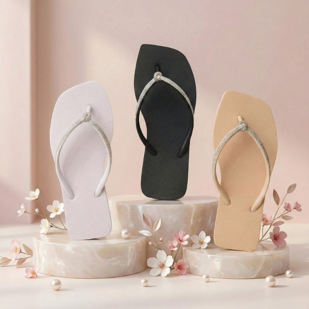 Chinelo Rasteira Feminino Super Confortavel Leve Macio Para Rotina Prolongada