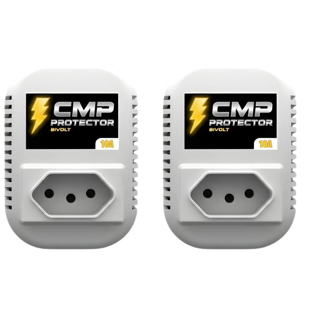 Kit 2 Protetores De Surto Eletrico Geladeira,tvs Tomada 3pinos 10a e 20a