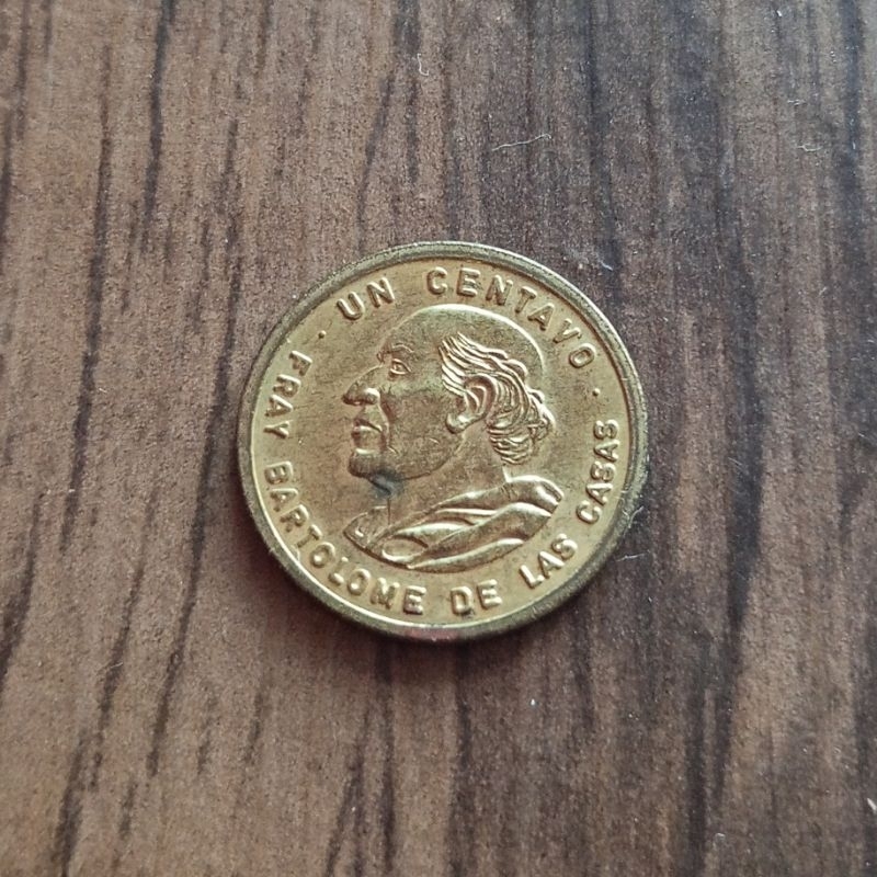 Moeda Guatemala - 1 centavo  - Bartolomé de las Casas (escritor e ativista espanhol)