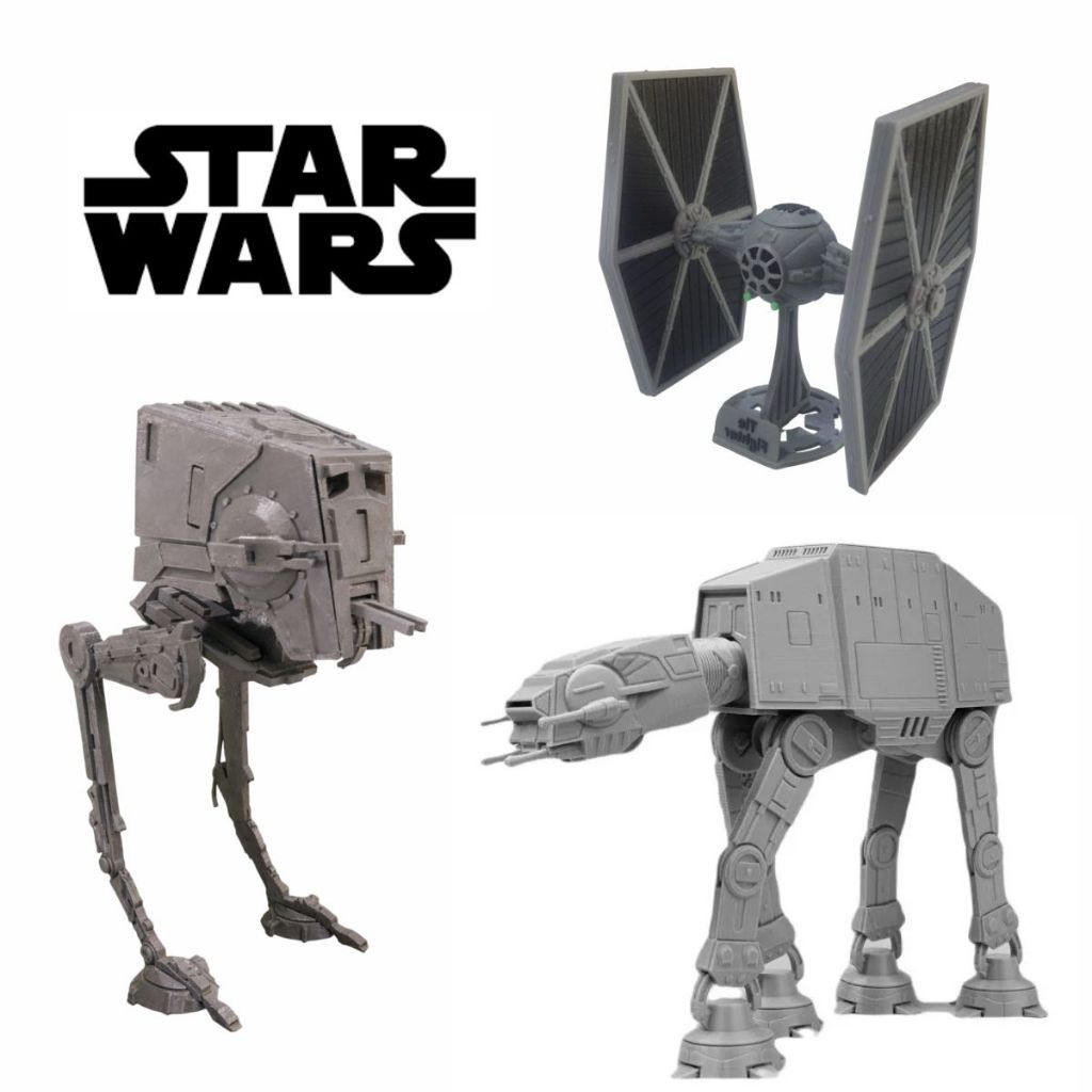 Robôs Figurativos Star Wars Atat  Bandai Tie Fighter Colecionável