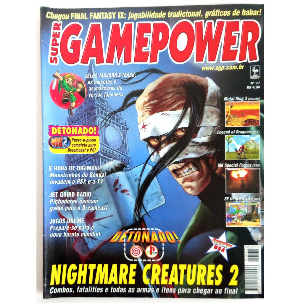 Revista Super GamePower Nº 77 | A era de ouro do PlayStation, Dreamcast e N64! | Nostalgia