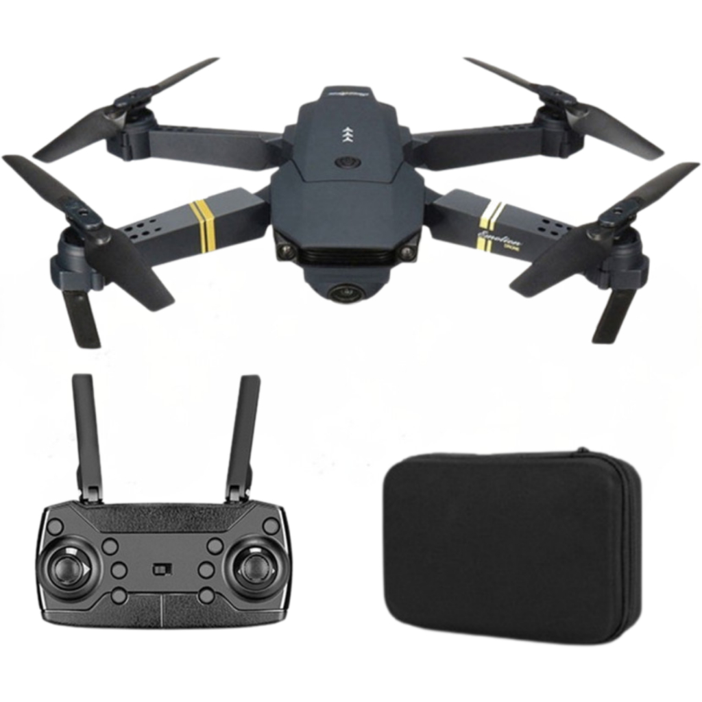 E88 Pro Drone com Câmera 4K Maleta de Viagem Suporte para Celular Hélice Reserva Conectividade Wi-Fi