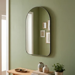 Espelho do Pinterest de Parede Orgânico Corpo Inteiro Decorativo 44x64cm - Mod. Capela