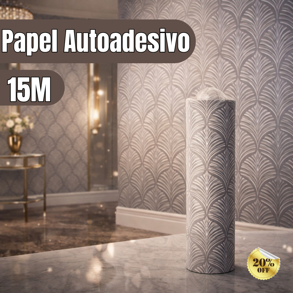 Papel Autoadesivo Parede 3D Floral 5, 10 15 Metros Lavável Sala Fácil de Aplicar Cozinha Antimofo em Oferta na Shopee