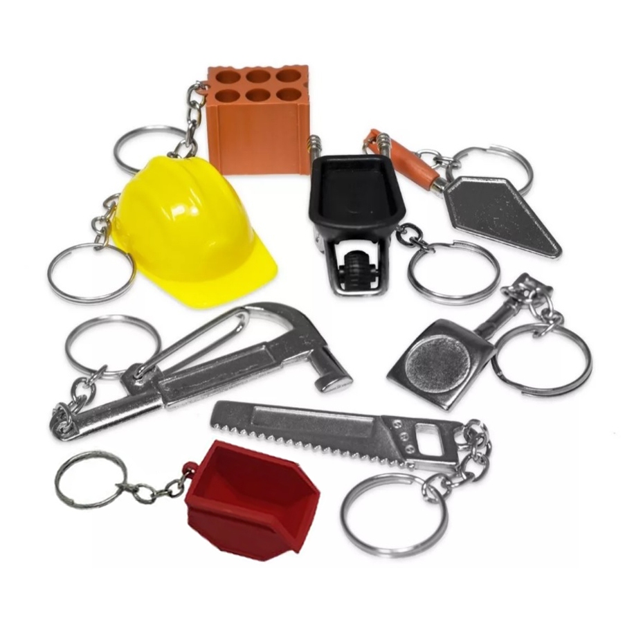 Kit 3 Chaveiros Construção 1 De Cada Engenharia Civil em Oferta na Shopee