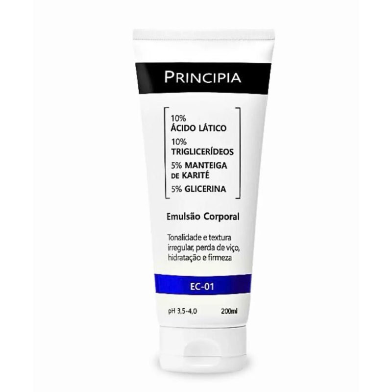 Emulsão Corporal Principia EC-01: Hidratação e Firmeza, Sem Parabenos