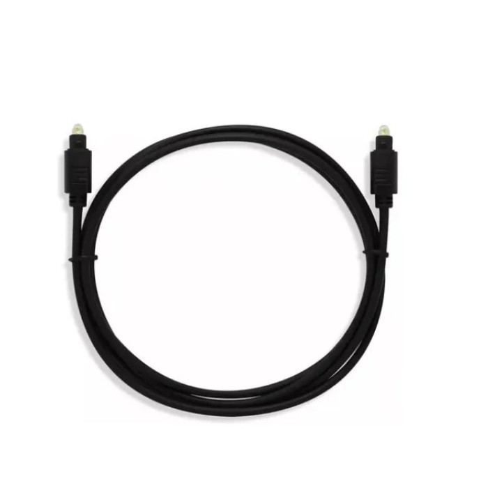 Cabo de Fibra Óptico Digital 1,5 Metros Fibra Ótica Resistente Flexível (0938)