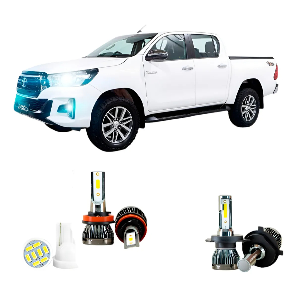 Lampada Led Y3 Toyota Hilux 2019-2020 H4 H11/h16 22000lm