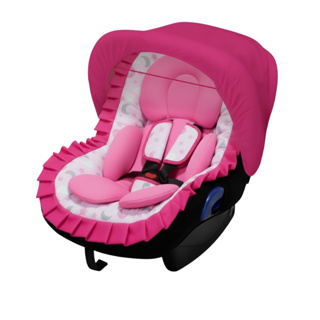 Kit Capa de Bebe Conforto + Apoio Redutor+ Protetor de Cinto +Capota Solar 100% Algodão em Oferta na Shopee
