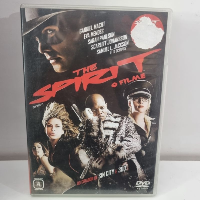 Dvd Original - The Spirit: O Filme ( Samuel L. Jackson) - Dano na Capa