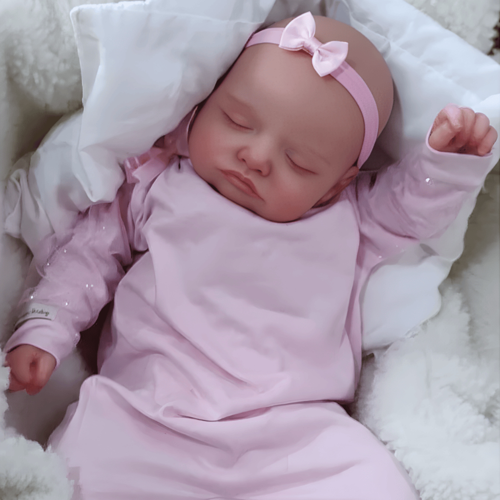 Bebê Boneca Reborn Rosali Siliconada Realista Pode dar Banho Mamadeira em Oferta na Shopee