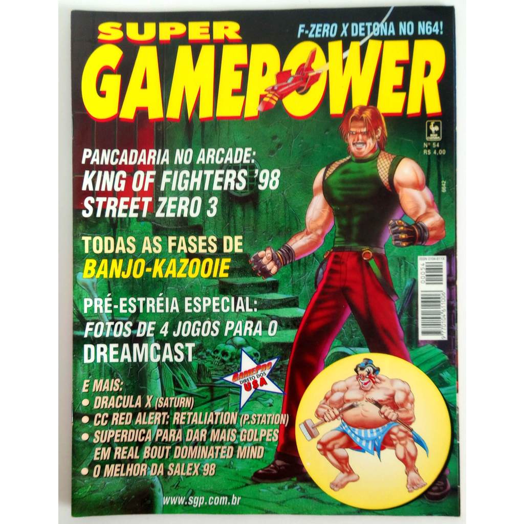 Revista Super GamePower Nº 54 | King of Fighters '98, Banjo-Kazooie, e a pré-estreia do Dreamcast!