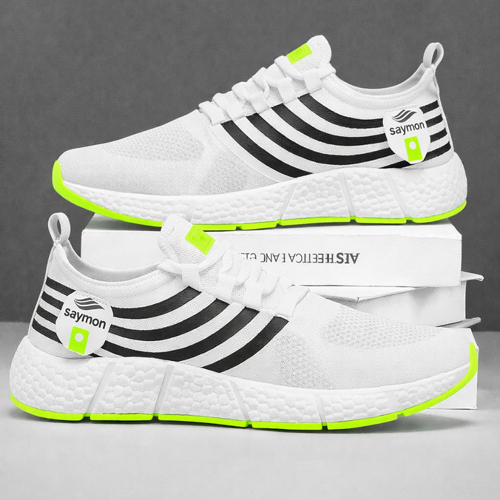 Tênis Masculino Fast Saymon New Esportivo Academia Caminhada Leve Confortável Macio Nuvem Yy