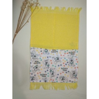 Kit com 10 (Dez) Toalhas Escolar com Bolso Porta Higiene Bucal (Toalhinha Social com Franja)