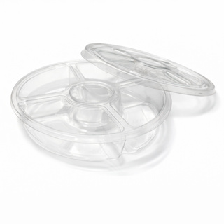 Kit 25 Petisqueira 4 Divisórias Bandeja Doces Alimentos Petiscos em Oferta na Shopee