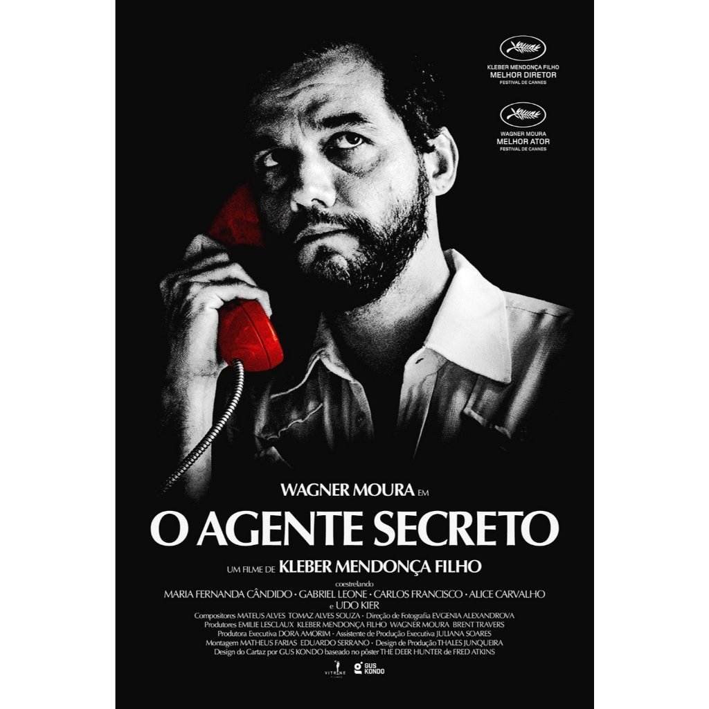 DVD O Agente Secreto - 2025 - (Nacional) - 1080p HD Por 25.99