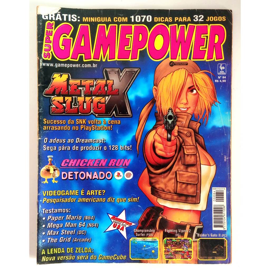 Revista Super GamePower Nº 84 | A febre de Metal Slug, o adeus ao Dreamcast e a Lenda de Zelda!