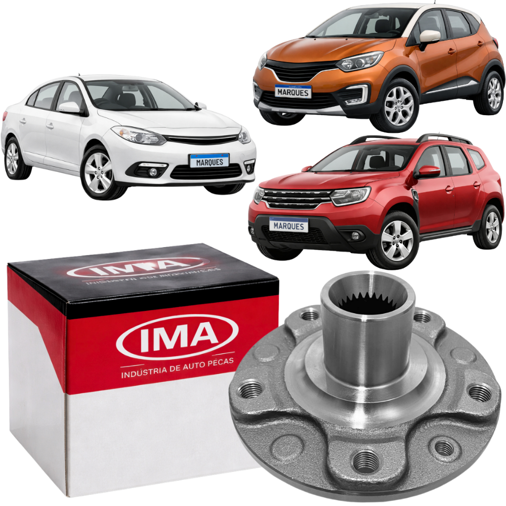 Cubo De Roda Dianteiro Renault Captur Duster Fluence Oroch