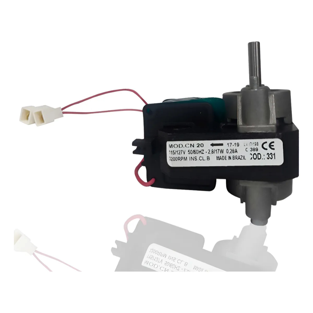 Micro Motor 127v Gelopar Cn20 1/100 Rotação Inversa Elco 331