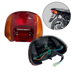 Lanterna Traseira Honda Biz 100 98 a 05 Pop 100 07 a 15 Lente Acrílico
