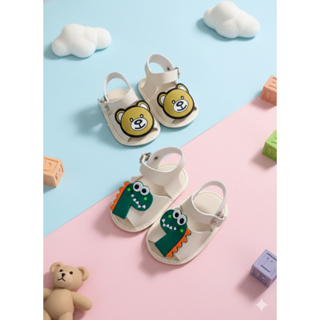 Sandália Bebê Primeiros Passos Ursinho Dino Antiderrapante 0 a 12 Meses em Oferta na Shopee