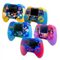 Minigame Infantil Portátil Sonic Stitch Homem-Aranha Princesas Disney Patrulha Canina Candide