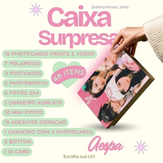 Caixa Surpresa Aespa | Até 48 Itens + Brindes em Oferta na Shopee