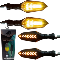 Kit 4 Pisca Led Esportivo Sequencial Arrow Cb 300 2014 2015 Xre 2010 Titan 150 Ybr 125 Lander