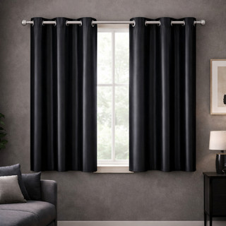 Cortina Blackout PVC 100% 2,80x1,80 Ilhós Bloqueia Luz Quarto Sala TV