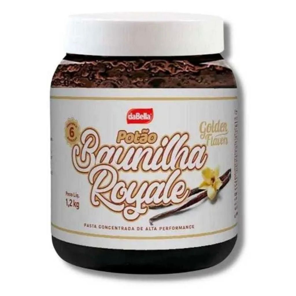 PASTA SABORIZANTE GOLDEN FLAVORS - daBella- BAUNILHA ROYALE POTAO - 1,2kg