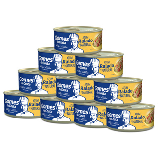 Kit 10 UN - Atum Ralado Ao Natural - 170g - Gomes da Costa em Oferta na Shopee