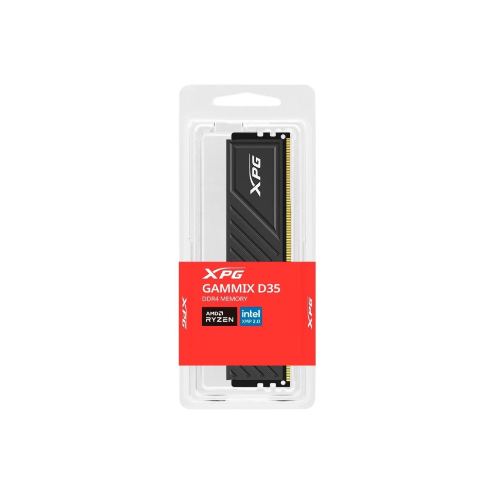 Memória 16GB DDR4 3200MHz/1.35V (PC4-25600) ADATA XPG Spectrix D35 Black [AX4U320016G16A-SBKD35]