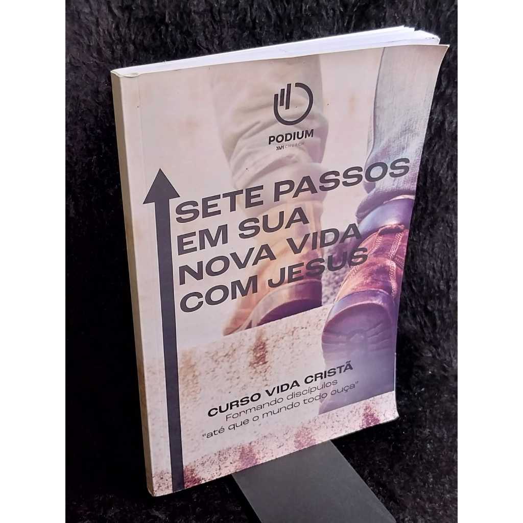 Livro Sete Passos em Sua Nova Vida Com Jesus Sebo de Livros Usados Desapego de Livros Cristãos