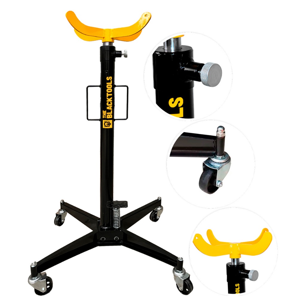 Macaco Hidráulico Automotivo 500kg Para Retirar Câmbio The Black Tools em Oferta na Shopee
