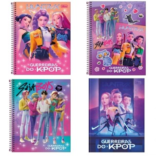Caderno Capa Dura Universitário Guerreiras do K Pop 10 Matérias 160 Folhas Tilibra-399698 em Oferta na Shopee