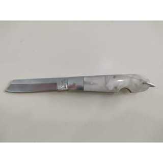 Canivete Z2 Aço Carbono Zebu Barretos Cabo em Acrílico Branco em Oferta na Shopee