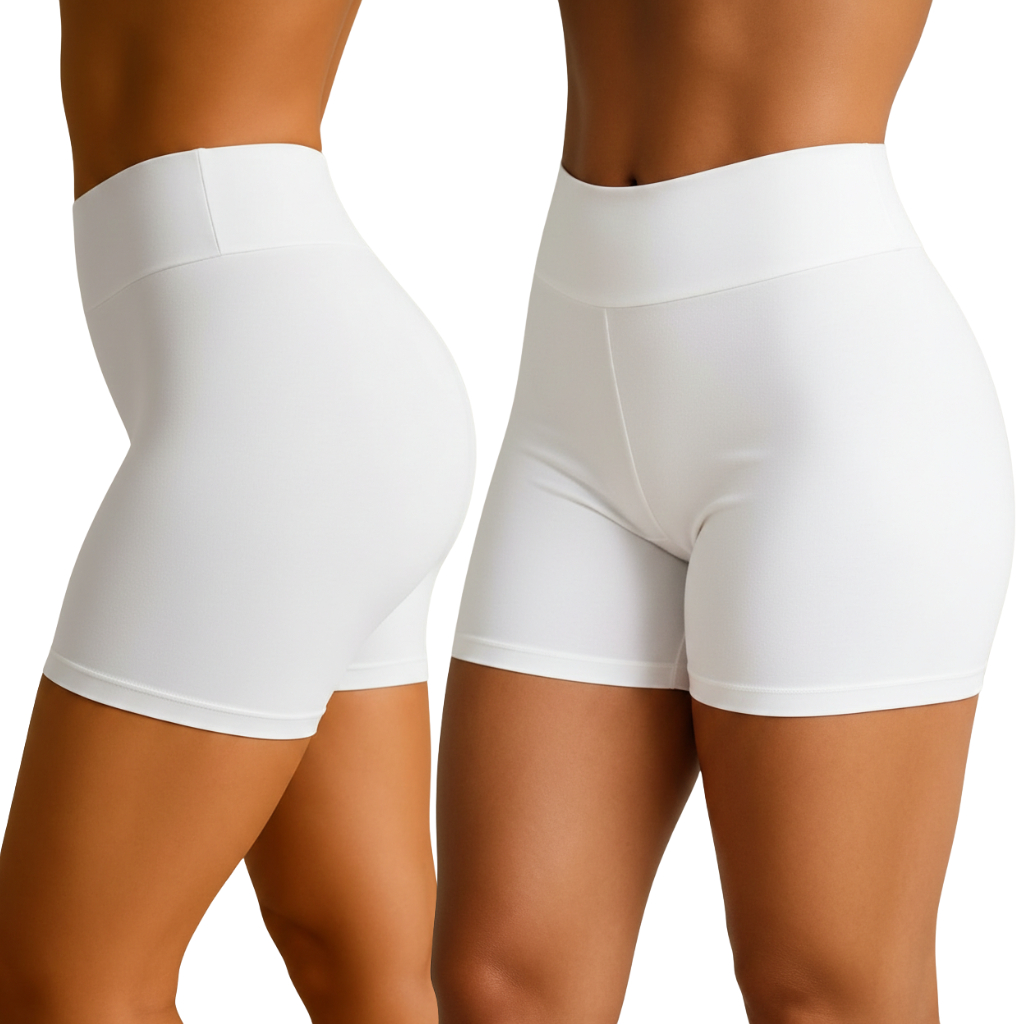 Shorts Anágua Modeladora Feminino Segunda Pele Conforto Antiatrito para Saia e Vestido