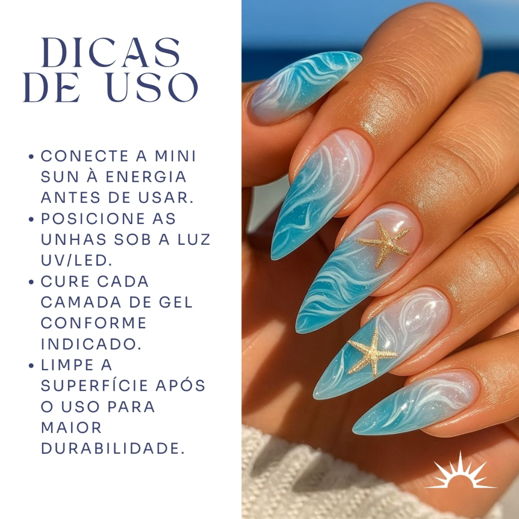 Cabine UV LED Mini SUN Secagem Rápida de Unhas Portátil — imagem 2 de 2