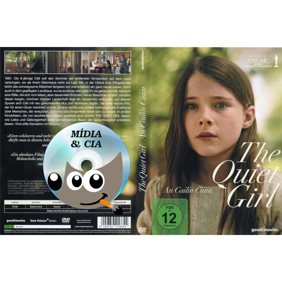 DVD AUTORADO! A Menina Silenciosa (2022) Legendado > MIDIA IMPRESSA+CAPA ACRILICA+CAPA IMPRESSA! LEIA O ANUNCIO!