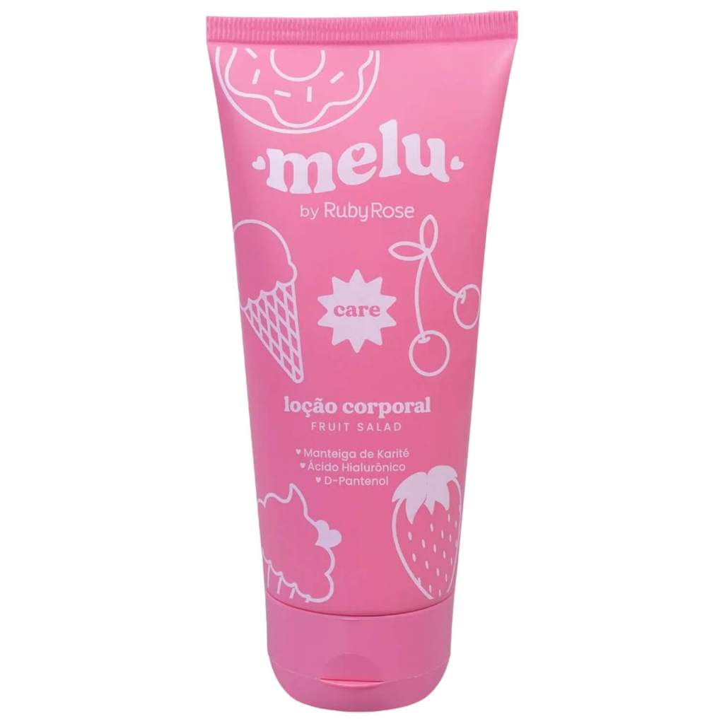 Loção Corporal Hidratante Melu  Ruby Rose Fruit Salad Hidratação Intensa 200ml