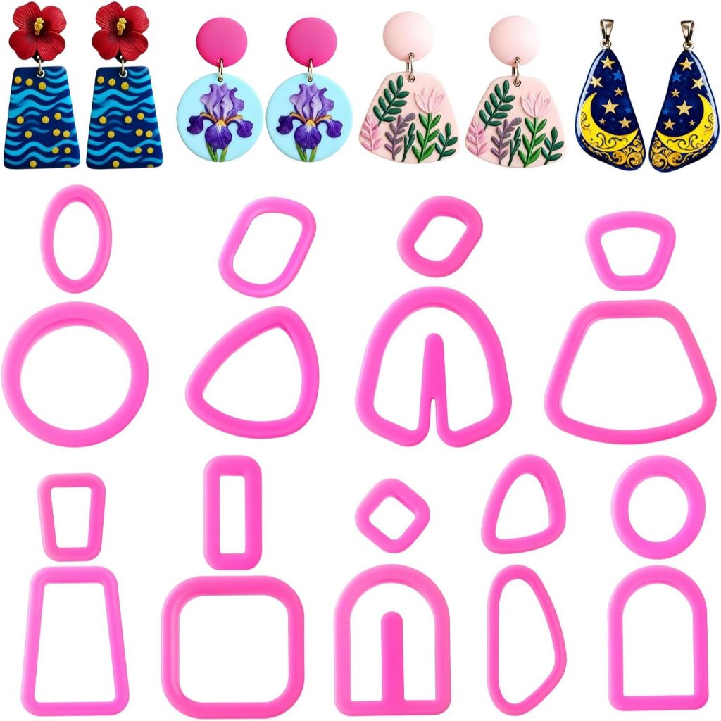 kit 19 e 6 Cortador para Polymer Clay brinco peixe cortador de brinco em Oferta na Shopee