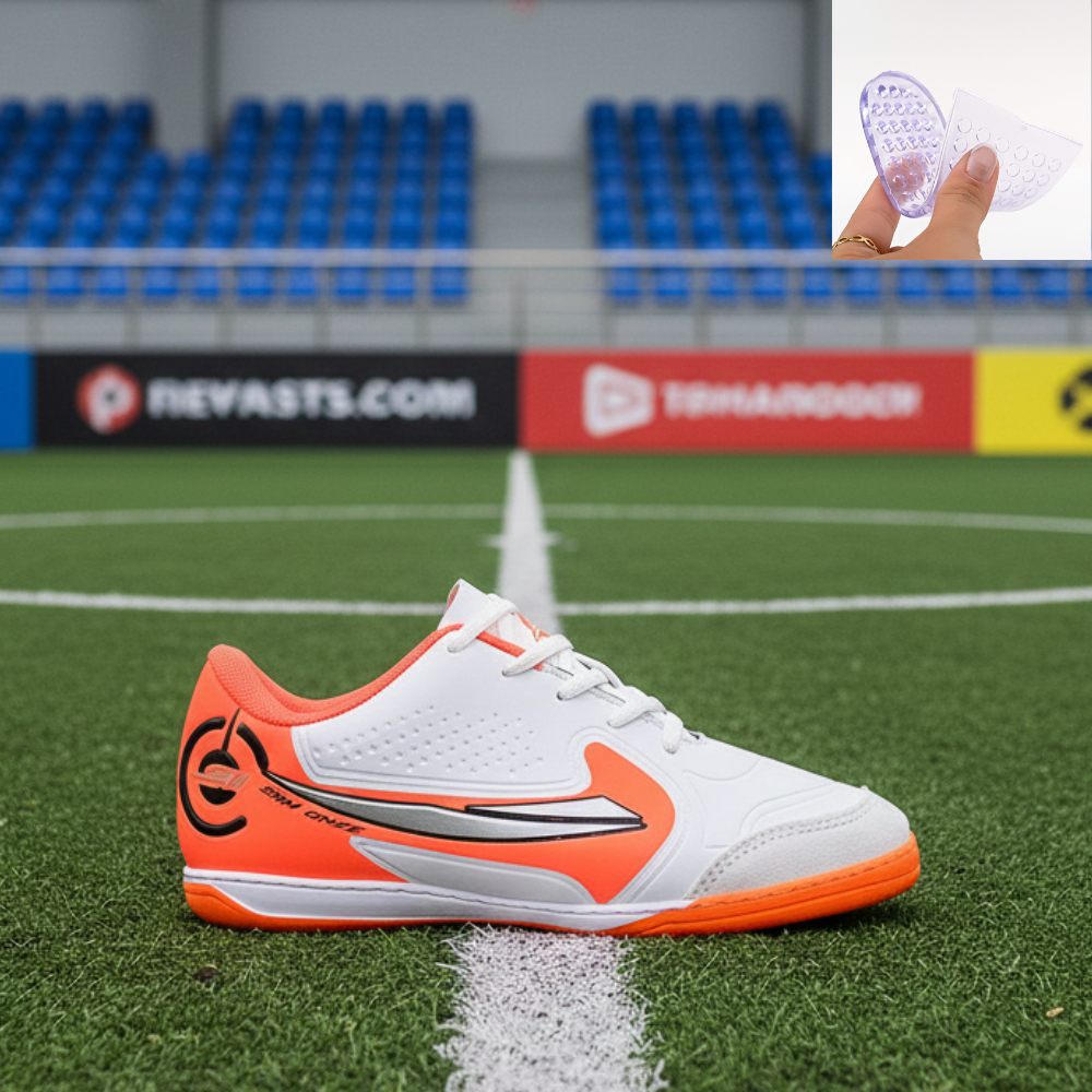 Chuteira Futsal Salão PROFISSIONAL colada e costura Bumb Oferta unica Quadra Futsal quadra veloz top em Oferta na Shopee