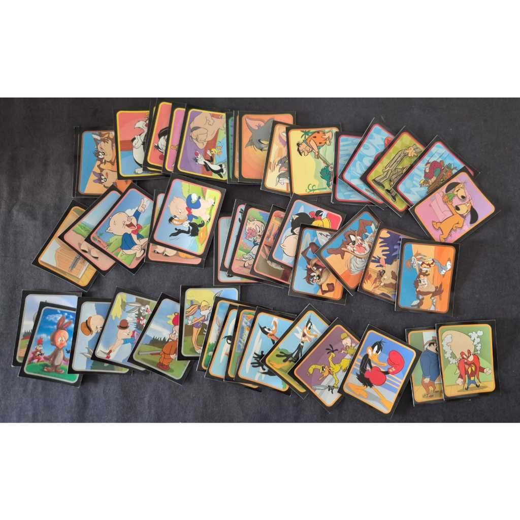 Kit com 48 figurinhas do álbum MUNDO ANIMADO, SEM repetição.