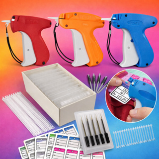 Kit Pistola Etiquetadora Aplicador de Tag 5000 Pinos 25mm 5 Agulhas 100 Etiqueta de Preço em Oferta na Shopee