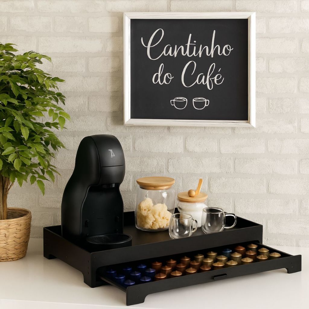 Suporte Porta Cápsulas Nespresso Cantinho Do Café Cafeteira