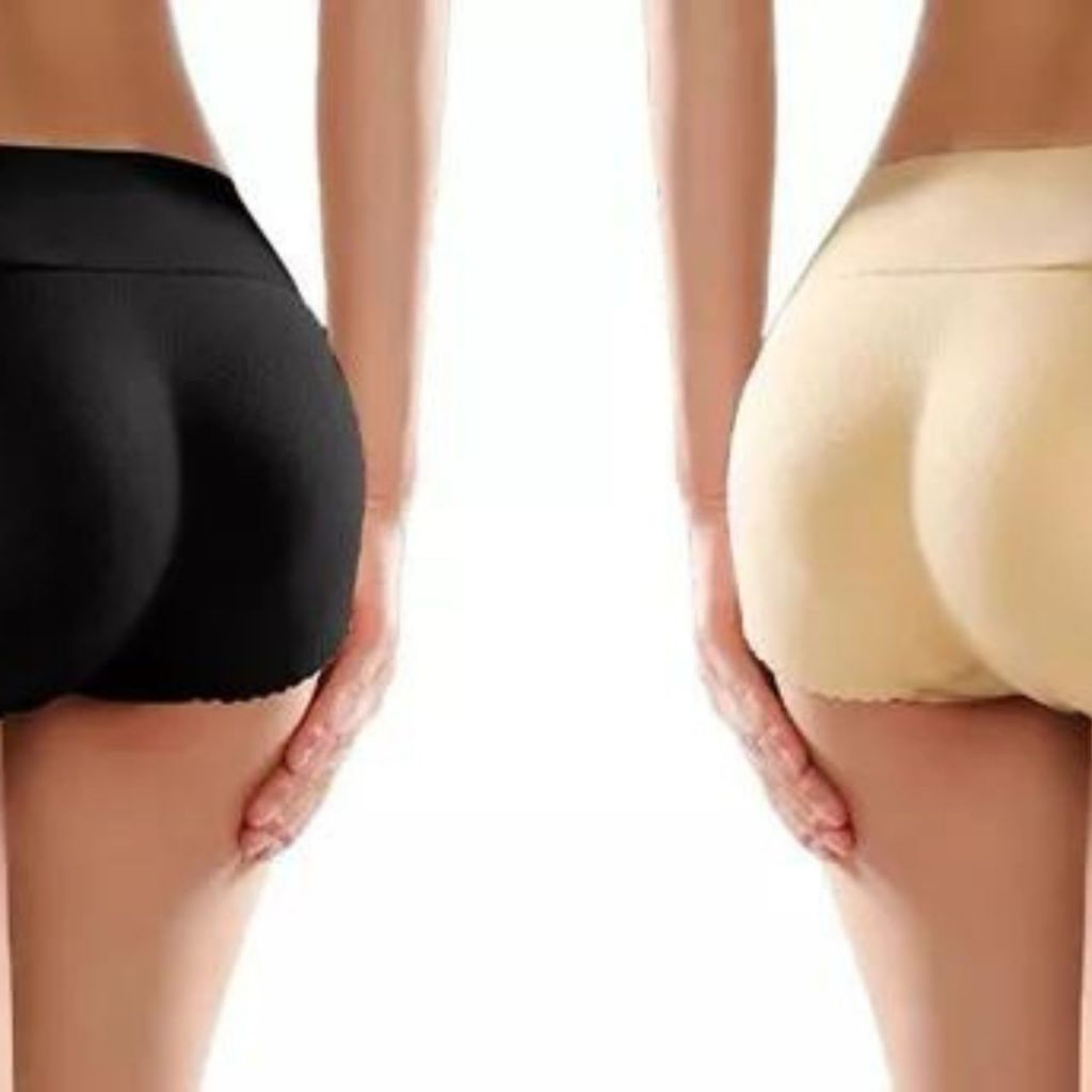 Calcinha com Enchimento Cos Baixo no Bum Bum com Bojo